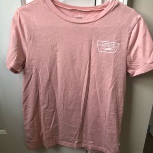 Baby pink Vans Tee